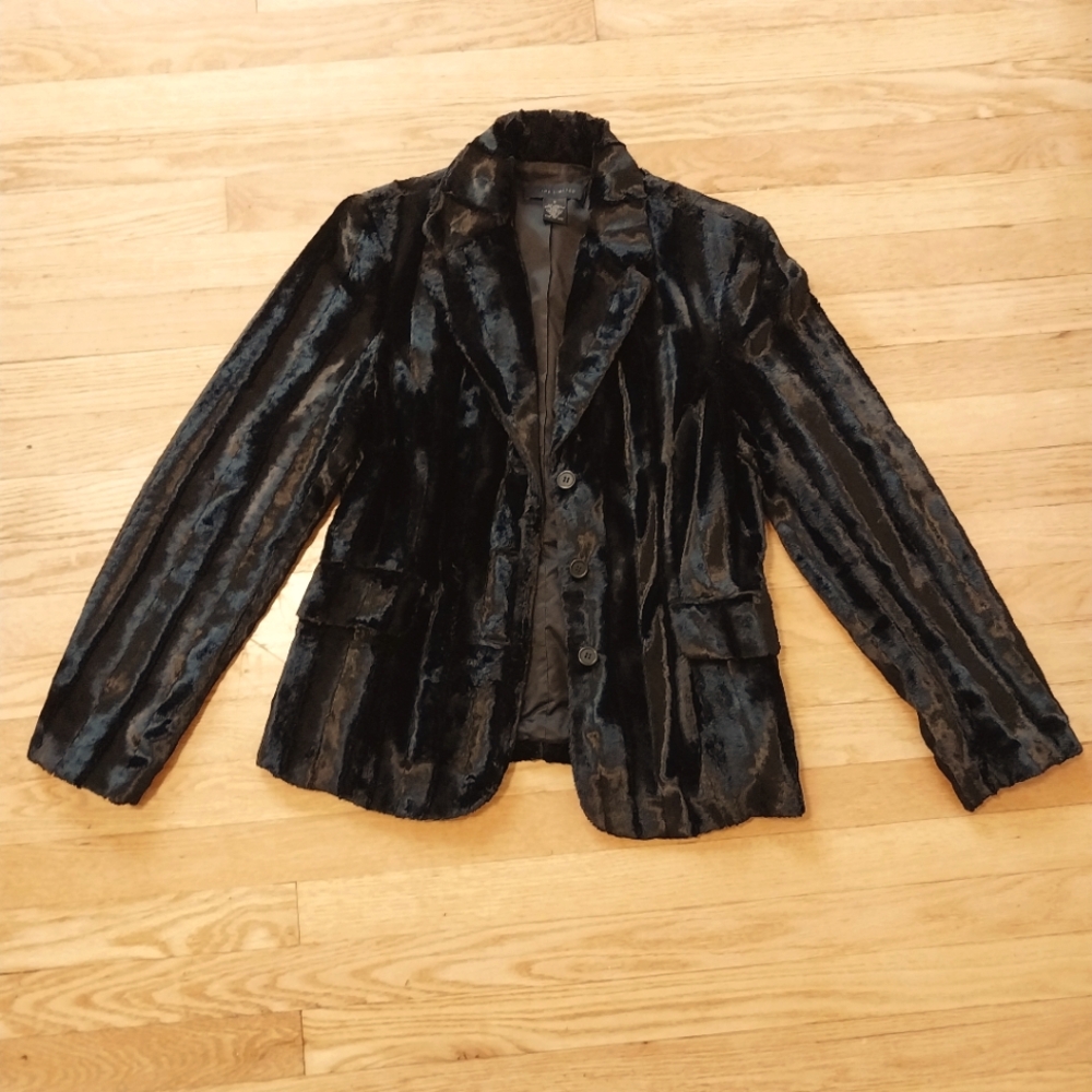 Vintage The Limited black velvet blazer